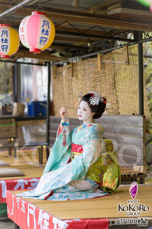 舞妓さんのカゴバッグ 舞子さん とても大きい 和装用バッグ 巾着 成人