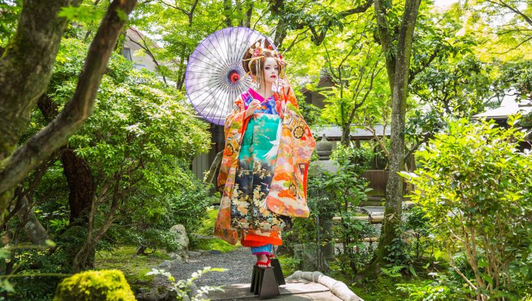 京都嵐山花魁体験