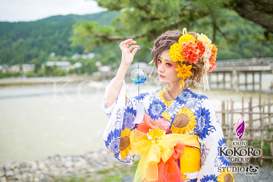 京都嵐山着物レンタル撮影