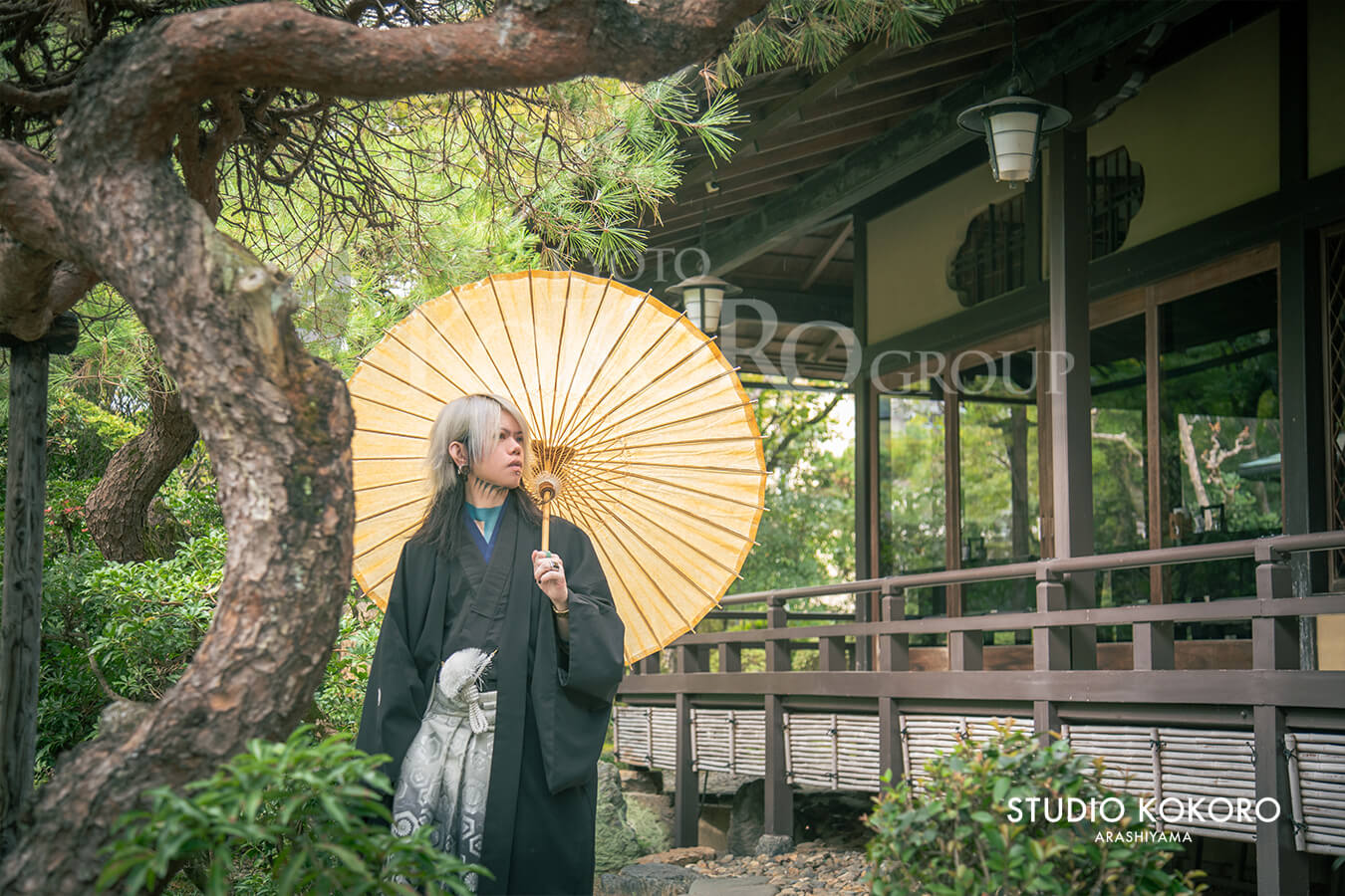 狐の嫁入り庭園撮影